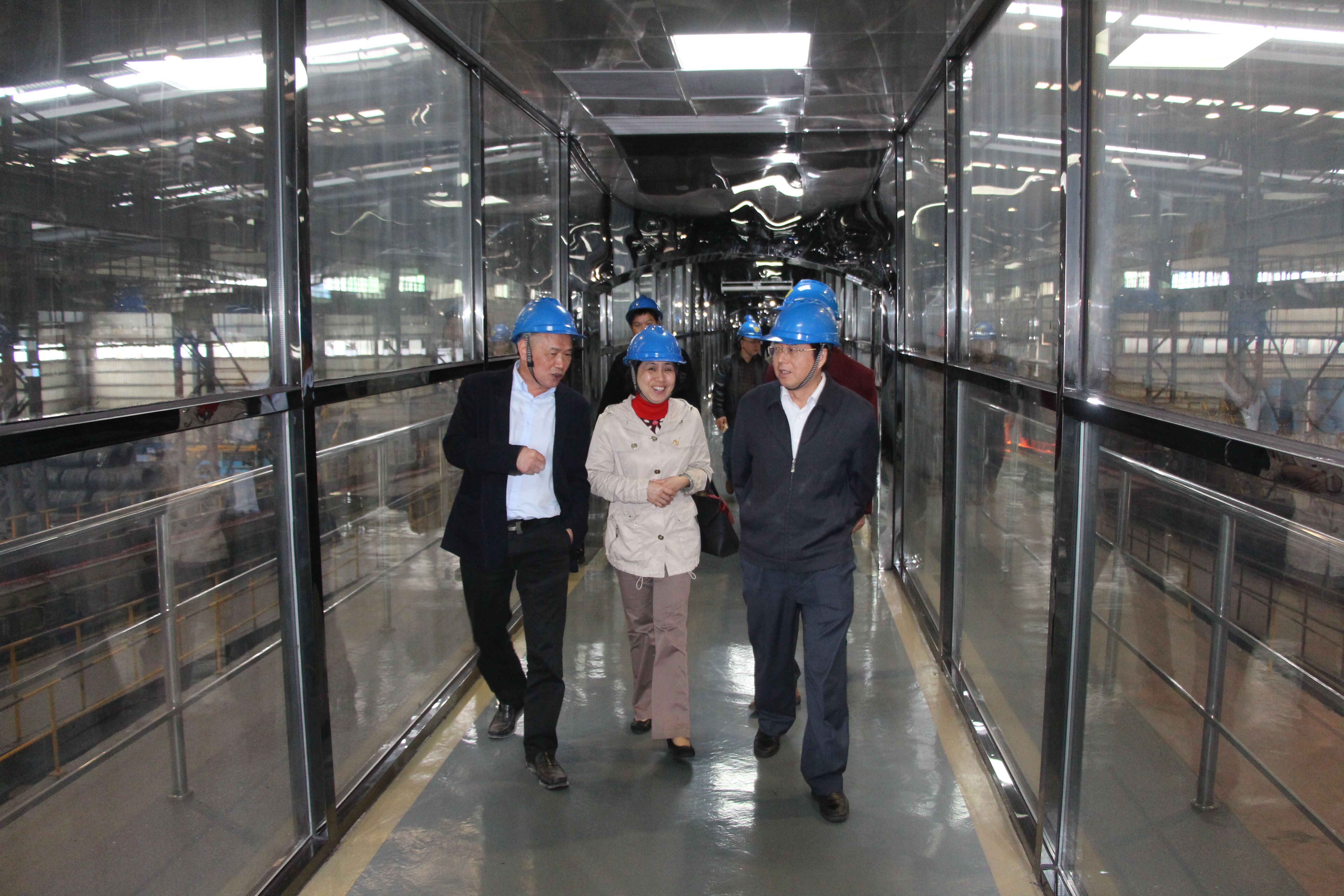 自治区工商联副主席陈宁一行到我公司参观考察