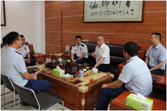 防城港市消防支队到公司检查指导工作