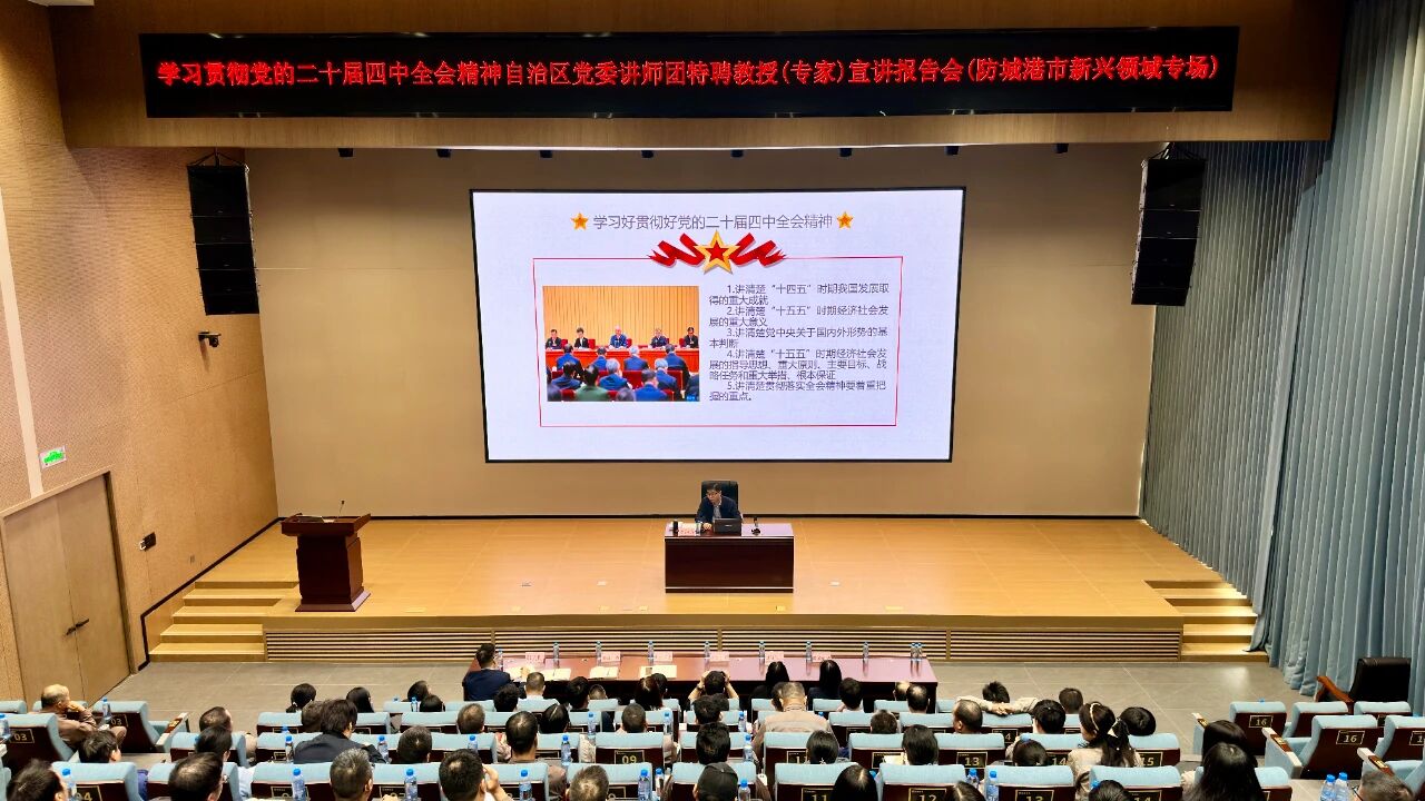 党的二十届四中全会精神专题宣讲走进广西盛隆冶金有限公司